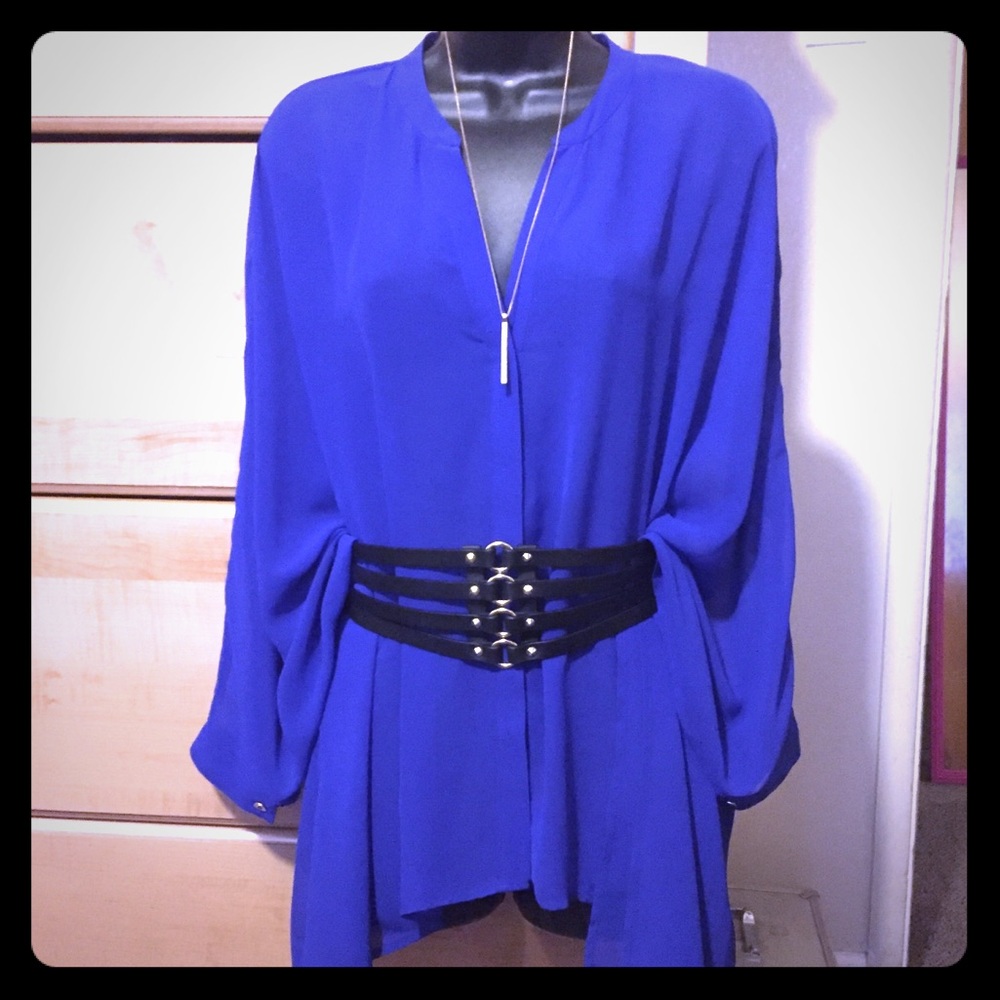 NWT Marciano Chiffon Blouse XS/S - Picture 1 of 8